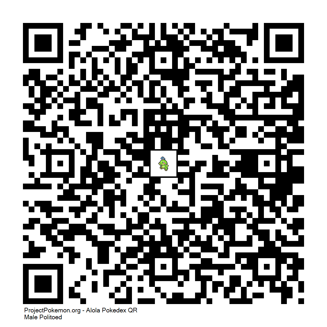 Cdigo QR de Politoed
